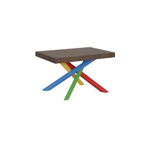 Itamoby Uitschuifbare tafel 90x130/390 cm Volantis veelkleurige walnootstructuur 4/B - 8050598009031