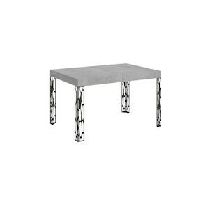 Itamoby Uitschuifbare tafel 90x120/224 cm Ghibli Cement Antraciet Structuur - 8058994303647