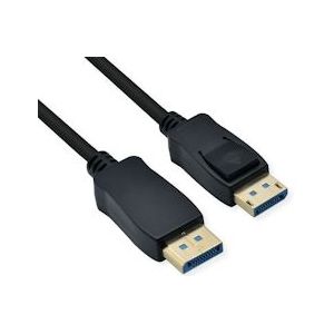 ROLINE DisplayPort-kabel, v2.0, DP M - M, zwart, 1 m - zwart 11.04.6000