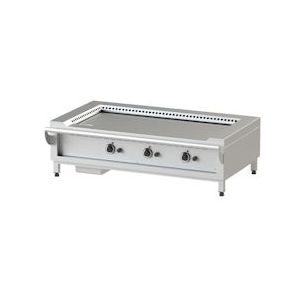 KBS Gastrotechnik Gas Teppanyaki-grill met 3 verwarmingszones 21 kW tafelmodel - 4059395074086