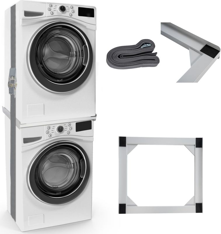 CLP Opbouwmeubel voor wasmachines - Ombouw - Verhoger - Rek - Aansluitframe - Verbindungsrahmen