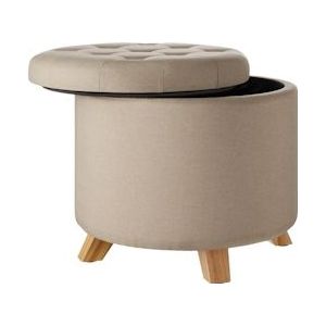 tectake Zitkruk Suna - zandkleur - 403966 - beige Vervaardigd hout 403966