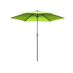 Oviala Business 3m rechte groene aluminium parasol - Oviala - groen Aluminium 105629