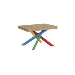 Itamoby Uitschuifbare tafel 90x130/234 cm Volantis veelkleurig Eiken naturel structuur 4/B - 8050598008836