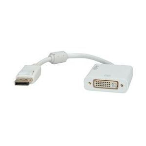 ROLINE 4K DisplayPort - DVI Adapter, DP Male-DVI Female - grijs 12.03.3136