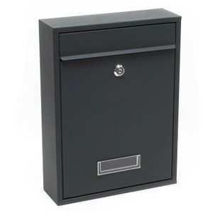 HELLOSHOP26 Design wandbrievenbus gegalvaniseerd staal antraciet 16_0000071 - 3000968099785