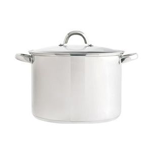 Quid Pot met Glazen Deksel - Roestvrij staal - 26 cm - Geschikt voor alle keukens