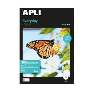 Apli fotopapier Everyday ft A4, 180 g, pak van 100 vel - blauw Papier 8410782114758