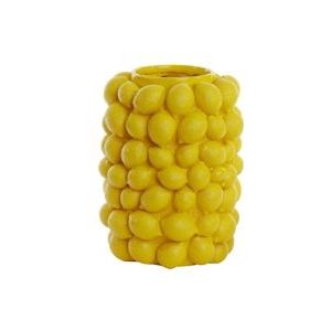 Light & Living Vaas Lemon - Geel - Ø31cm - geel Polyester 8717807658854