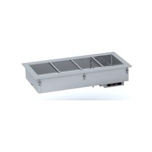 CombiSteel Ingebouwde Bain-Marie 2/1 - Automatische watervulling - 7422242927946