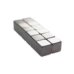 Glassboard magneet - vierkant - zilver - 12 - stuks - 8712752028103