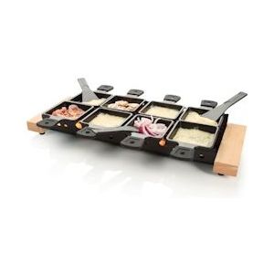 Boska Partyclette® XL - Raclette Grill Set - 8 Personen - Zwart - 48x18 cm