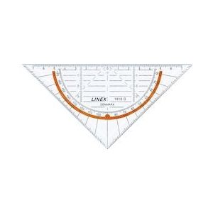 Linex geodriehoek 1616G, 16 cm - 5701221001313