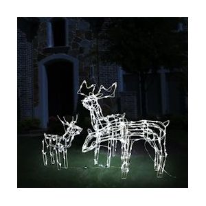 vidaXL 3-delige Kerstverlichting rendieren 229 LED's - 51011