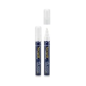Securit® Watervaste Krijtstift, Gebeitelde Punt In Wit 2-6 mm|0,1 kg - wit Kunststof BL-SMA610-WT