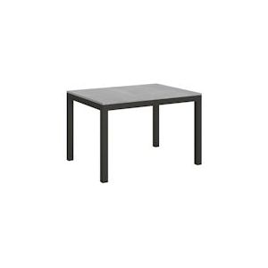 Itamoby Uitschuifbare tafel 90x120/380 cm Everyday Evolution Cement Antraciet Structuur - VE125TAEVEEVO-CM-AN