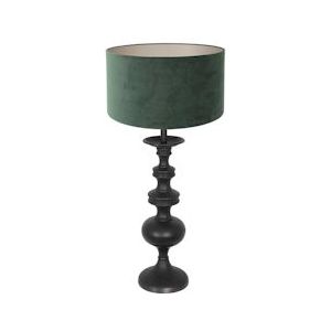 Anne Light & home Tafellamp 3487ZW dimbaar 1-l. E27-fitting - zwart Multi-materiaal 3487ZW