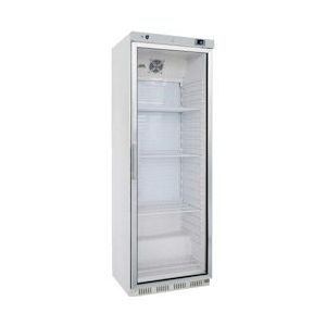 Statische koelkastkast wit glazen deur 460 liters - 630x740x1870 mm - 190 W 230/1V - 78592409 Eurast - 78592409