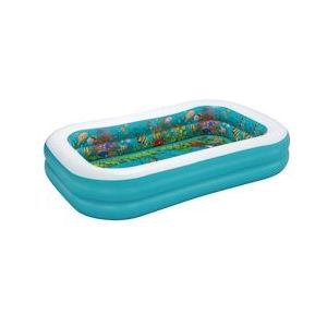 Bestway familie zwembad 3D-avontuur, PVC, 175 x 262 x 51 cm, 778L, inclusief 2x 3D-bril, meerkleurig - meerkleurig Synthetisch materiaal 6941607323243