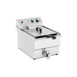 Royal Catering Elektrische friteuse - 13 L - 3000 W - aftapkraan - koude zone