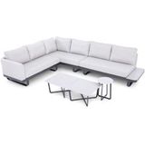 Fellow Aluminium Loungeset - Anthracite-Licht Grijs - grijs 8719979475123