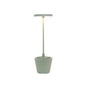Zafferano Poldina Reverso Green Sage LED tafellamp, oplaadbaar en dimbaar - LD0420G3