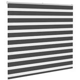 vidaXL Zebra rolgordijn 155x150 cm stofbreedte 150,9 cm zwart - 4014246