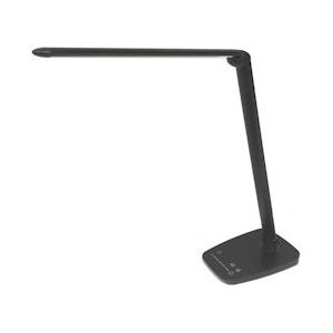 Unilux LED bureaulamp Twistled, zwart - 3595560034444