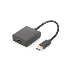 Digitus USB 3.0 naar HDMI-adapter - zwart DA-70841