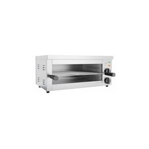 METRO Professional salamander GSL1001, RVS, 61 x 33 x 28 cm, temp.: 50 - 300 °C, timer, EGO-thermostaat, 2500 W, zilver - Roestvrij staal 58339