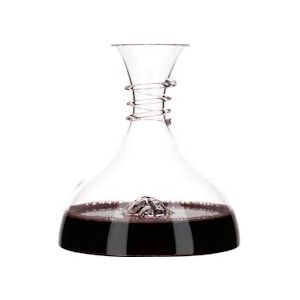 Vinata Toscana decanter - 1.8 Liter - Karaf kristal - Wijn decanteerder - Handgemaakte wijn beluchter - transparant WK-DECA-TUSCANY