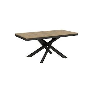 Itamoby Uitschuifbare tafel 90x180/440 cm Volantis Evolution Antraciet Natuurlijke Eiken Structuur - 8050598006924