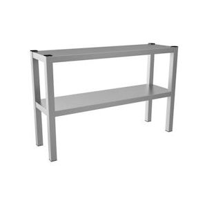 Dubbele RVS etagere  | 230V | 300mm diep | 650mm hoog - UNN-ET-1203065-2A