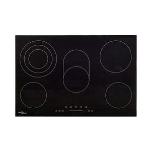 Keramische kookplaat 5 kookzones aanraakbediening 8500 W 90 cm