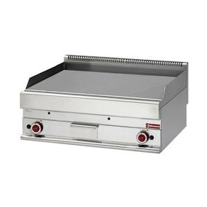 Gas grillplaat tafelunit 1000x650x380mm grillplaat hardverchroomd - Edelstaal G65/PLCD10T