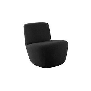 Leitmotiv Stoel Chair Ada - Zwart - 71x65x68cm - zwart Polyester 8714302742347