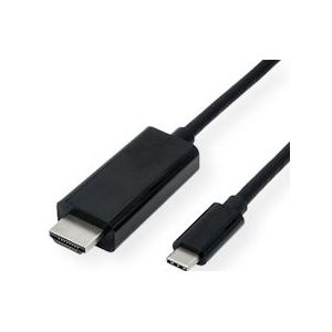 VALUE USB type C - HDMI adapterkabel, 4K, M/M, 2 m - zwart 11.99.5841