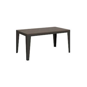 Itamoby Uitschuifbare tafel 90x160/264 cm Flame Evolution Walnoot Antraciet Structuur - bruin 8050598016299