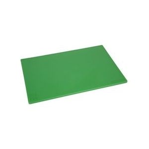 Hygiplas antibacteriële LDPE snijplank groen 450x300x10mm - Synthetisch materiaal HC858