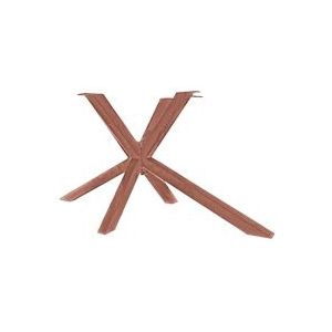 SIT Möbel Tafelonderstel antiek bruin ijzer | L 160 x B 74 x H 74 cm | antiek bruin | 07119-00 | Serie Tops & Tables - bruin Staal 07119-00