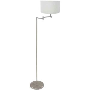 Mexlite vloerlamp Bella - staal - metaal - 45 cm - E27 fitting - 3878ST