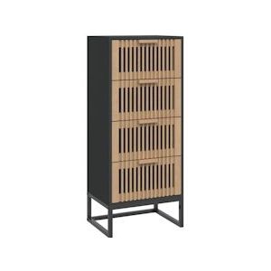 VidaXL Hoge Kast 40x30x95 cm - Bewerkt Hout