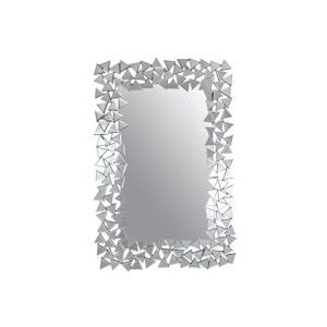 SalesFever wandspiegel 120 cm | rechthoekig | mozaïeklijst | MDF en spiegelglas| B 82 x D 1,9 x H 120 cm | gespiegeld - meerkleurig Glas 391792