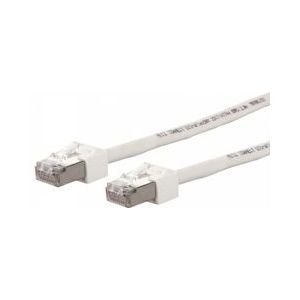 METZ CONNECT patchkabel Cat.6 (Klasse E) S/FTP, Ultraflex500 VoIP, AWG 26, LSOH, wit, 2 m - wit 13084U2088-E