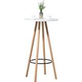 CLP Ronde statafel Livia natura/wit - 321134