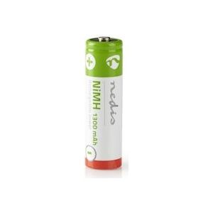 Nedis Oplaadbare NiMH-Batterij AA - 1.2 V DC - 1300 mAh - 4-Blister - 5412810267088