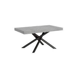 Itamoby Uitschuifbare tafel 90x160/264 cm Famas Cemento Antraciet structuur - VE160TAFAMALL-CM-AN