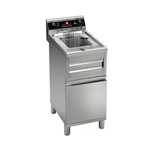 Friteuse | Elektrisch | 12L | 9kW (400V) | Aftapkraan | 400x700x850(h)mm - EMG-508212