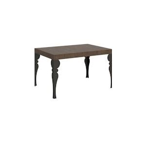 Itamoby Uitschuifbare tafel 90x140/244 cm Paxon Antraciet Walnoot Structuur - 8058994304415