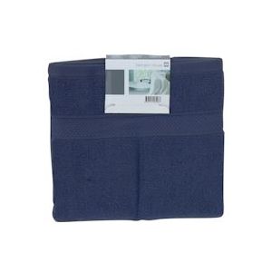 Tarrington House Handdoek, katoen, 50 x 100 cm, marineblauw - blauw 4337147177989
